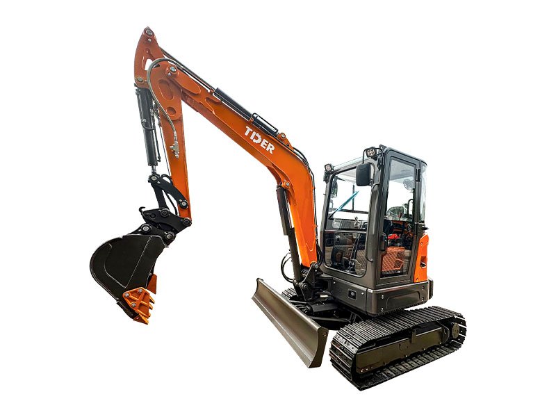 Mini-pelle sur chenilles 4 tonnes